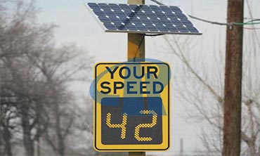 solar traffic signs
